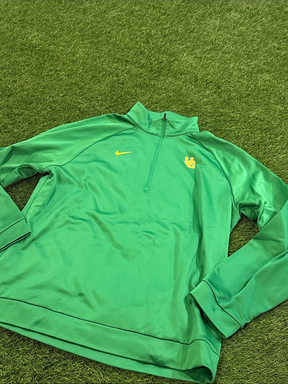 Men’s University Of Oregon 1:5 Zip Pullover - Collegiate